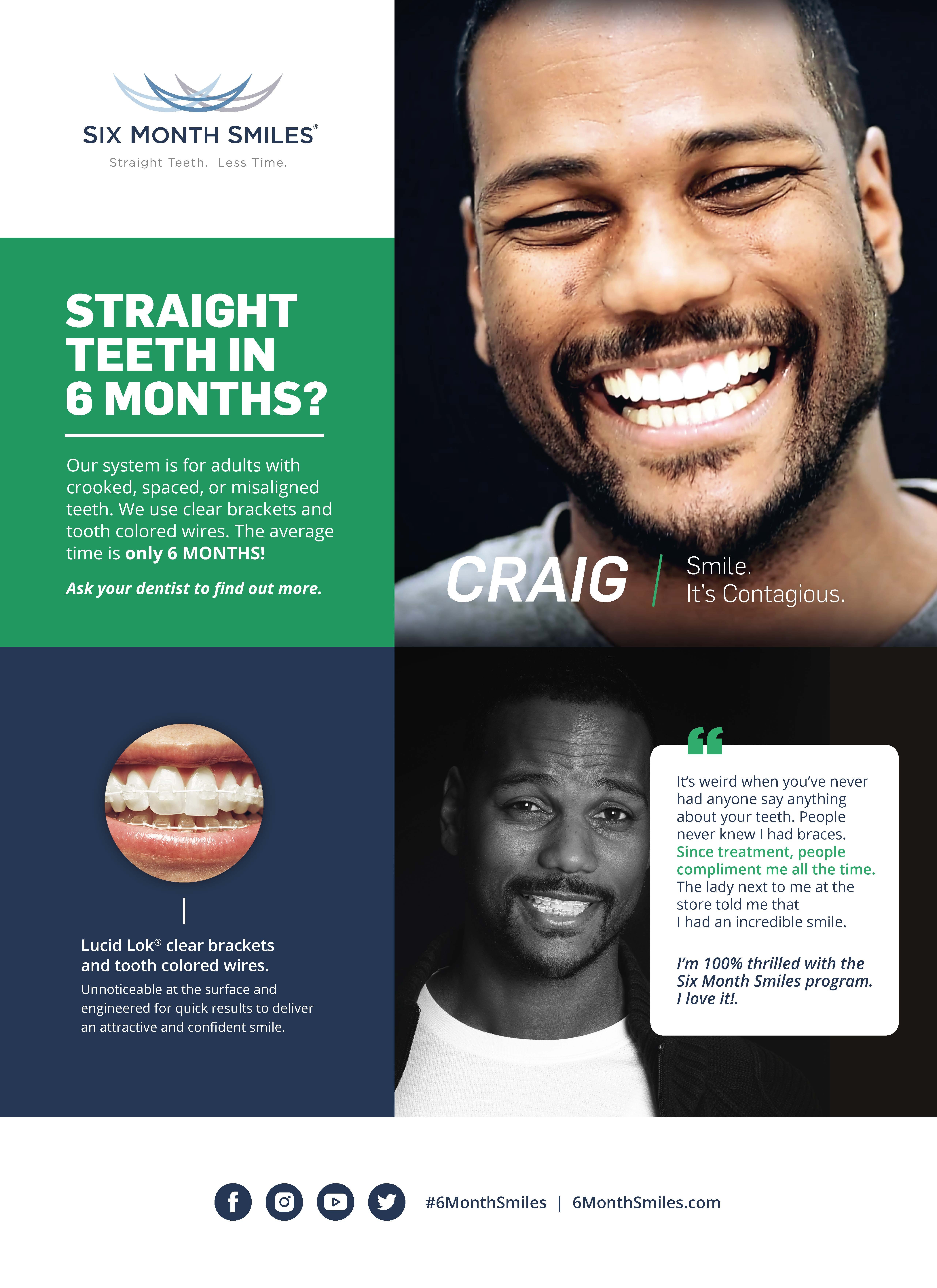 man smiling with braces